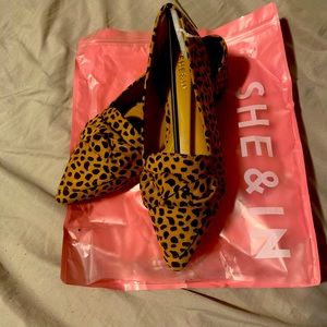 Cheetah print shoes